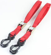 Bike It 2 Piece Red Autolock Tiedown